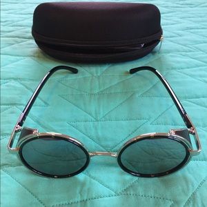 Round Silver-Mirror lens Steampunk Sunglasses 🕶